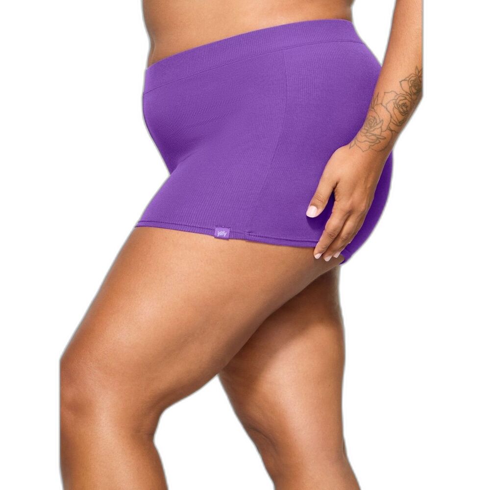 NWT Yitty Soft Rib Hot Purple Shorts Women's 2XL BNWT